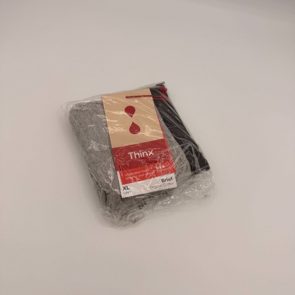 THINX Organic Cotton Brief Period Underwear| Menstrual Underwear| Period Panties